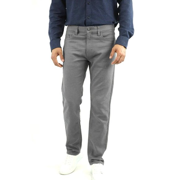 NEW Jachs New York Men's 32x29 5 Pocket Pants Straight Fit Gray Stretch Fabric - Picture 1 of 8